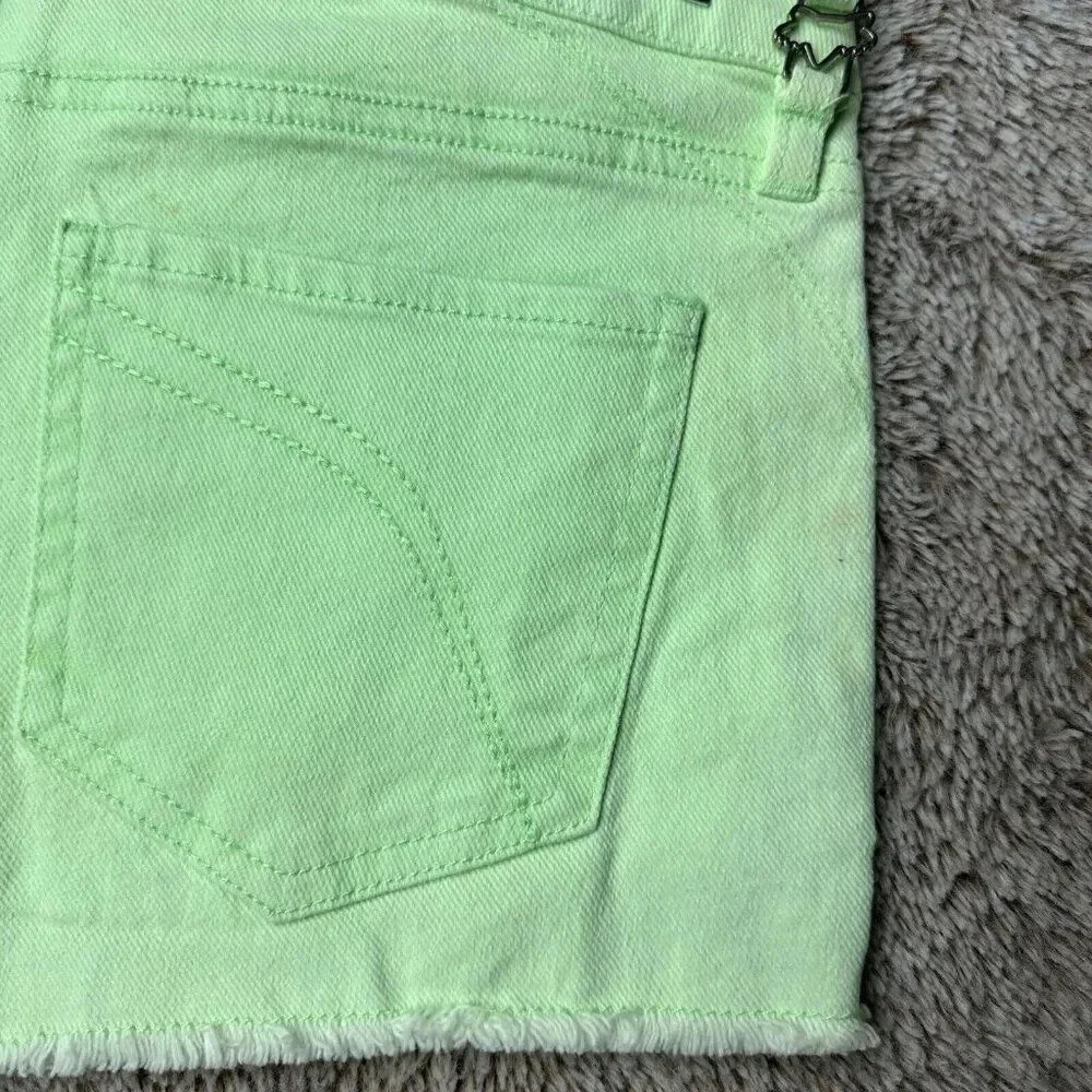 Fox Women's Outshine Cutoff Shorts Green Size 5 - Picture 5 of 16